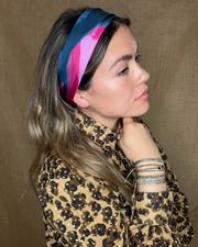 Peacock Scarf -100% Silk