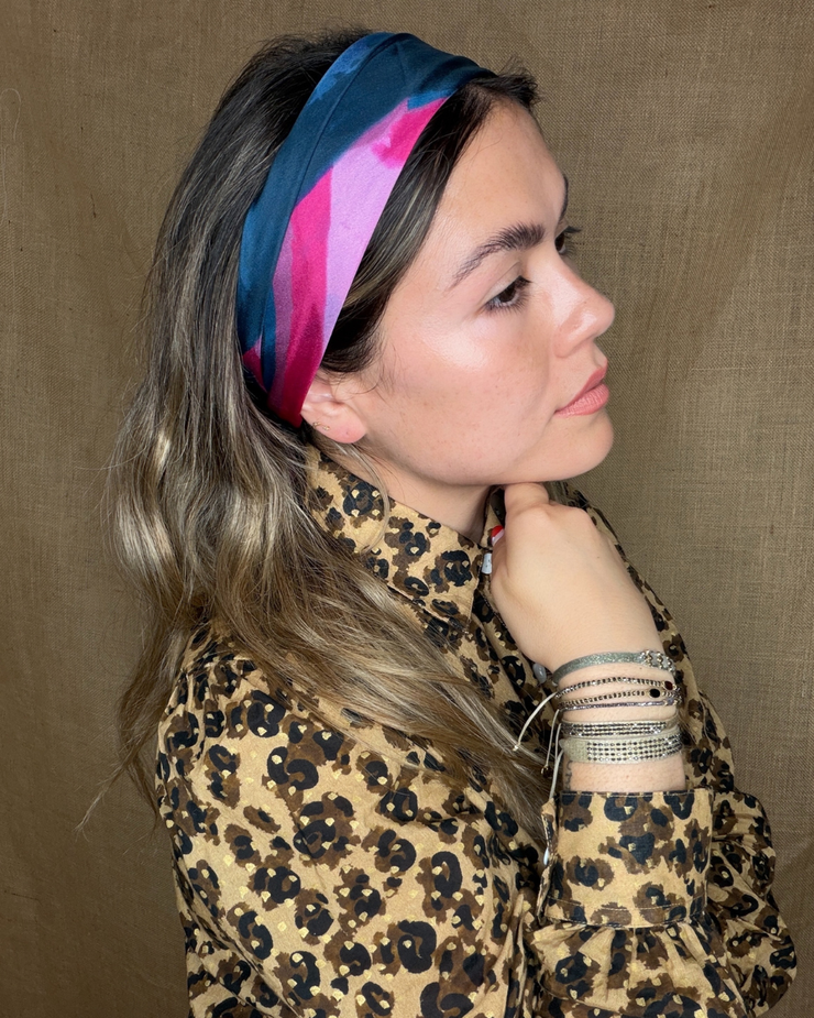 Peacock Scarf -100% Silk