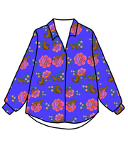 Blue Leopard Shirt