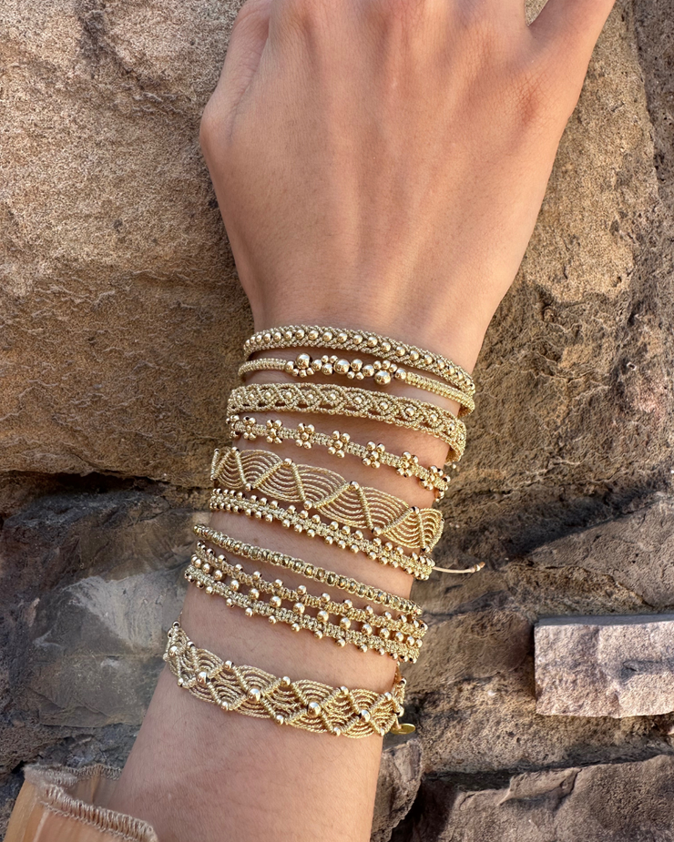 Handmade Sirena Bracelet in gold