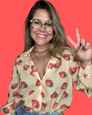 Fresa-Disco Shirt in Beige
