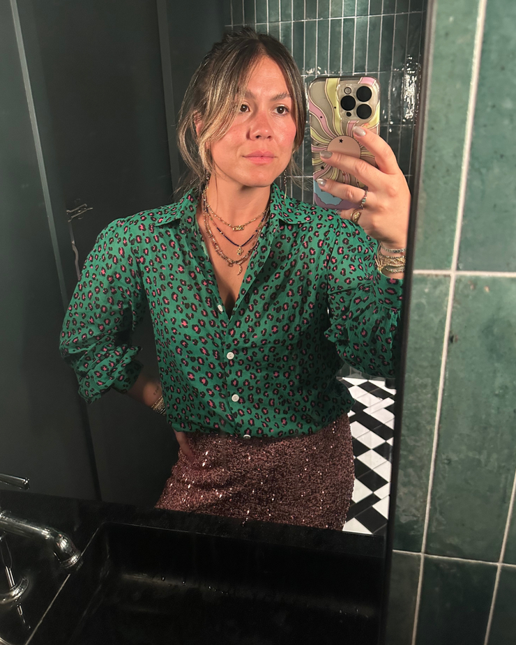 Green Leopard Shirt