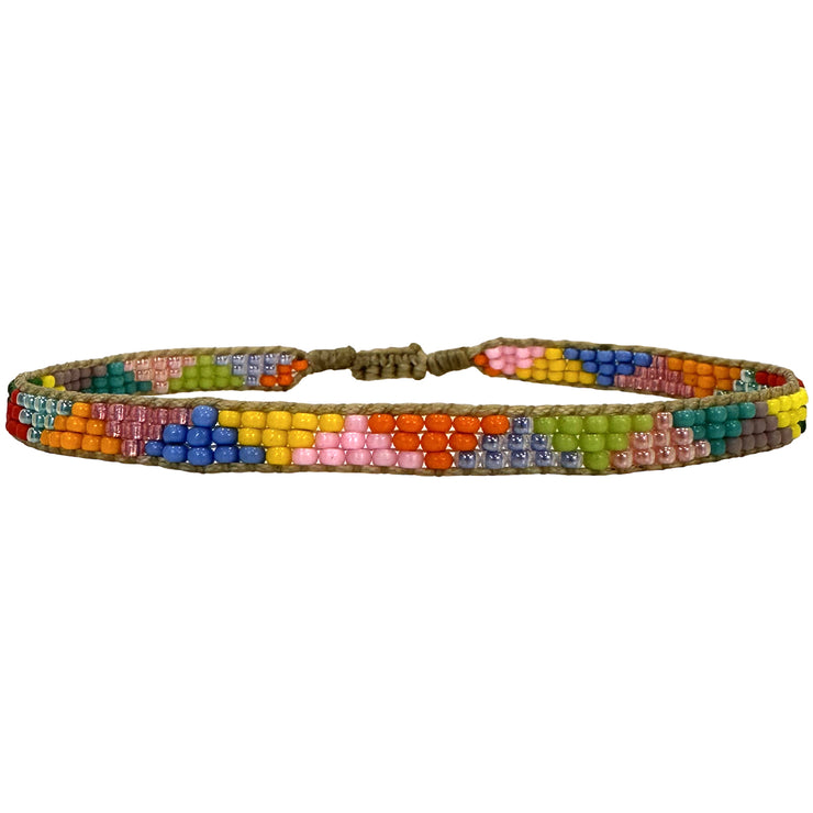 Colorful Beaded Anklet Bracelet