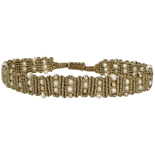 Atenea Handmade Bracelet Featuring Freshwater Pearls