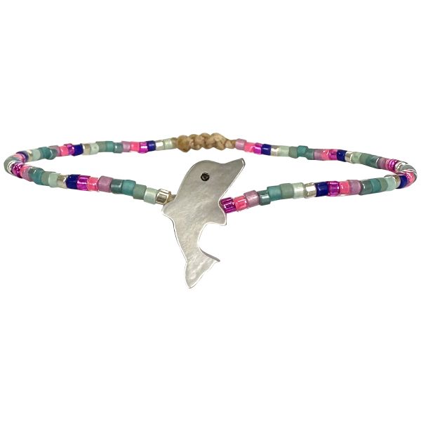 Handmade Kids Bracelet Bracelet Featuring a Dolphin Charm
