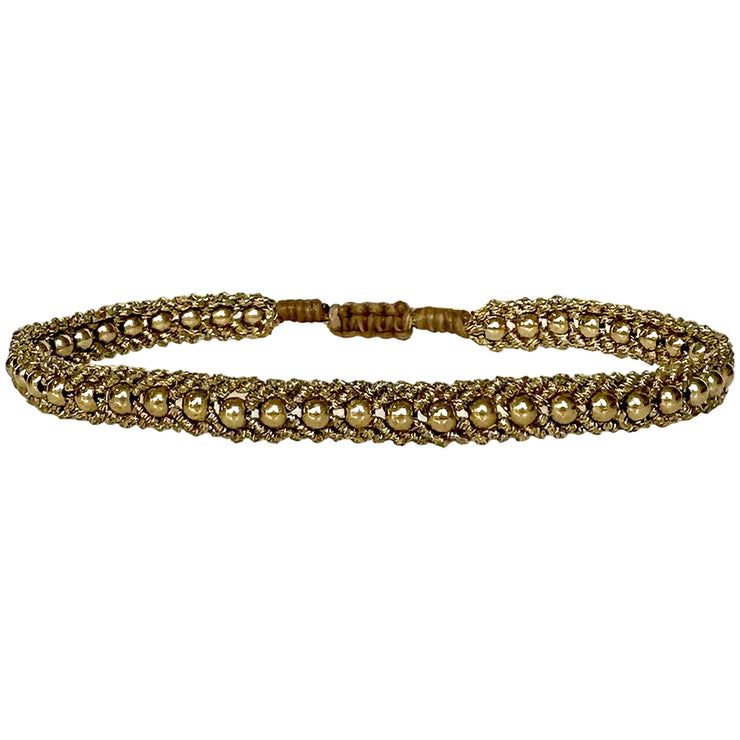Handmade Kiara Bracelet in Golden Tones