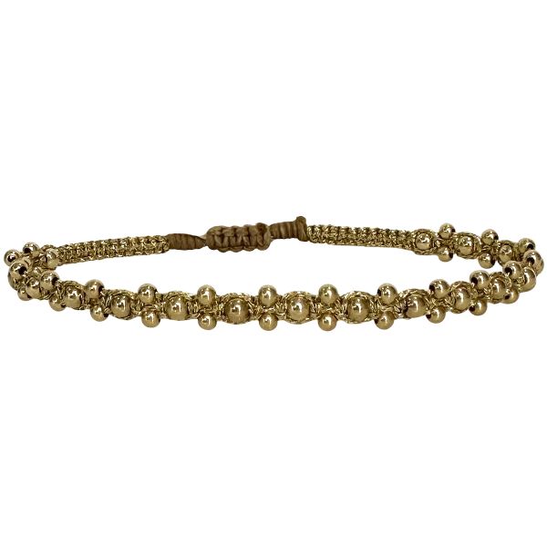 Handmade Sira Bracelet In Gold Tones