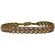 HANDWOVEN ROMA BRACELET FEATURING GOLD DETAIL