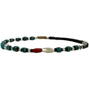 Handmade Bracelet with Turquoise and Japanese Glass Beads
