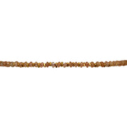 HANDMADE VIOLET BRACELET FEATURING GOLD AND PEACH SUNSTONE