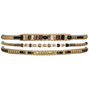 LIMITED STOCK PROMOTION: PAY 2, GET 3 Handmade Bracelets in Neutral Tones and Gold