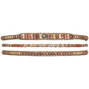 LIMITED STOCK PROMOTION: PAY 2, GET 3 Handmade Bracelets in Rose Gold Tones.