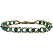 Embrace the beauty and allure of artisanal craftsmanship and the enchanting appeal of turquoise with the "Cassia" bracelet. Elevate your style and let the elegance of this handmade piece become a cherished addition to your jewelry collection.