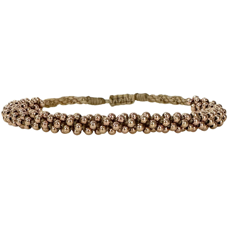 Handmade Cosmos Bracelet in Rose Gold