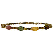 Glowy Bracelet Featuring Watermelon Tourmaline Stones