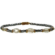 Glowy Handmade Bracelet Featuring Labradorite Stones