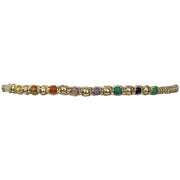 Goldy Handmade Bracelet Featuring Intermixed Natural Stones