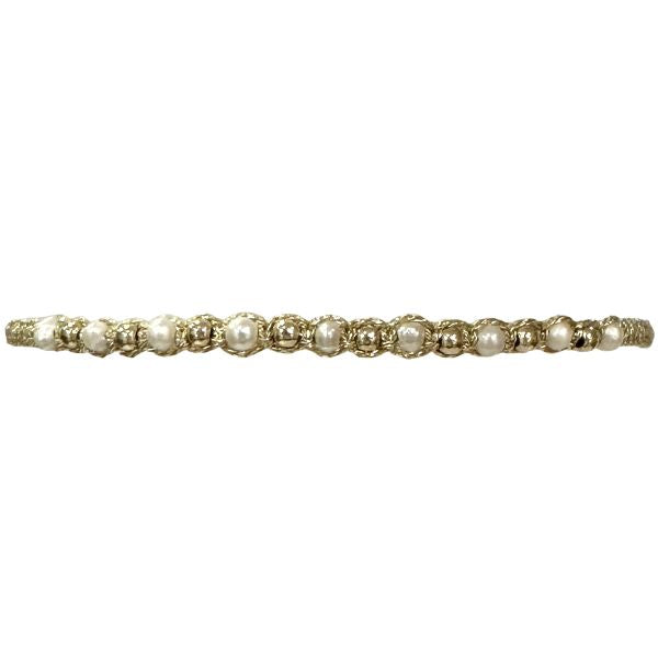 Goldy Handmade Bracelet Featuring Freshwater Pearls