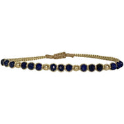 Handmade Holly Bracelet Featuring Lapis lazuli Stones And Gold