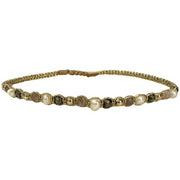 Handmade Holly Bracelet Featuring Semi-Precious Stones And Pearls