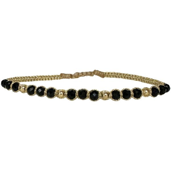 Handmade Holly Bracelet Featuring Spinel Stones And Gold