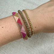 LIMITED STOCK PROMOTION: PAY 2, GET 3 Handmade Bracelets in Pink Tones