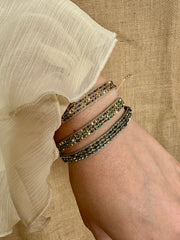 Aurum Handmade Bracelet Featuring Hematites Stones