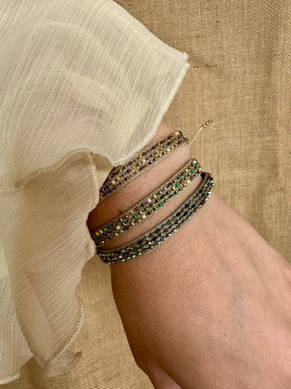 Aurum Handmade Bracelet Featuring Hematites Stones