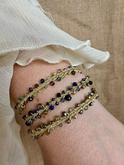 Natura Handmade Bracelet in Gold and Neutral Tones