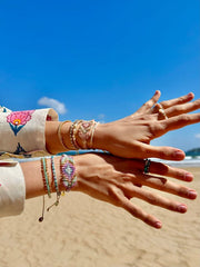 Lola Handmade Bracelet in Blue Tones