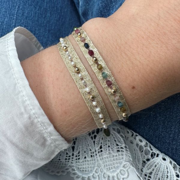 Gems Handmade Featuring Intermixed Freshwater Pearls and Gold filled beads