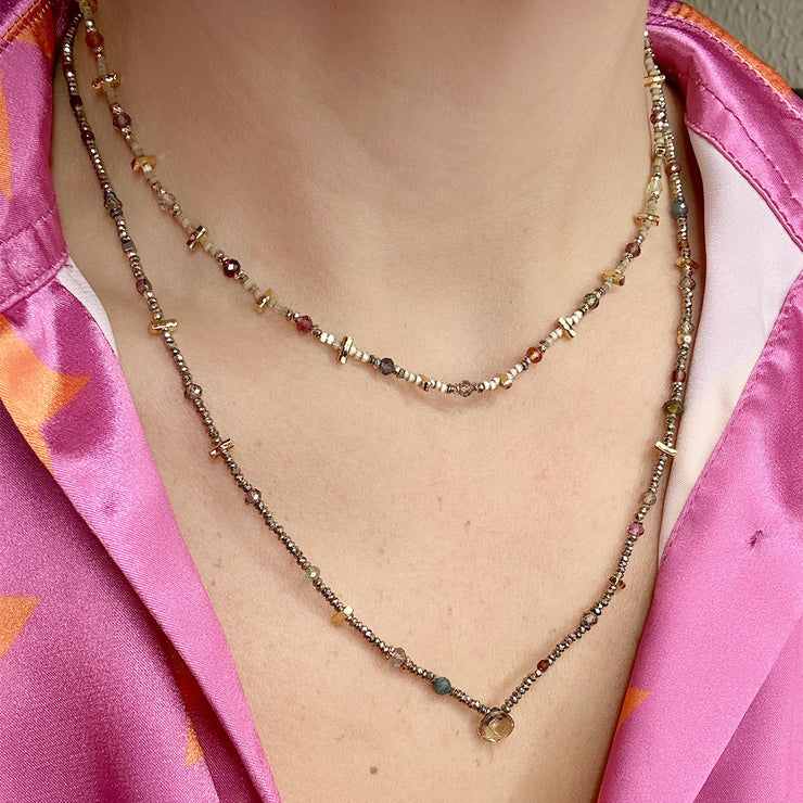 Celeste Necklace in Golden Tones