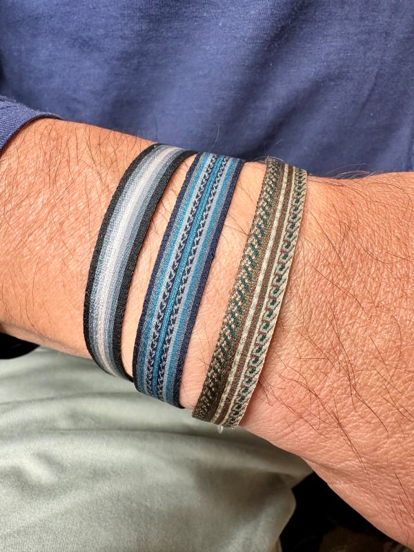 Handmade Bracelet in Dark Blue For Him