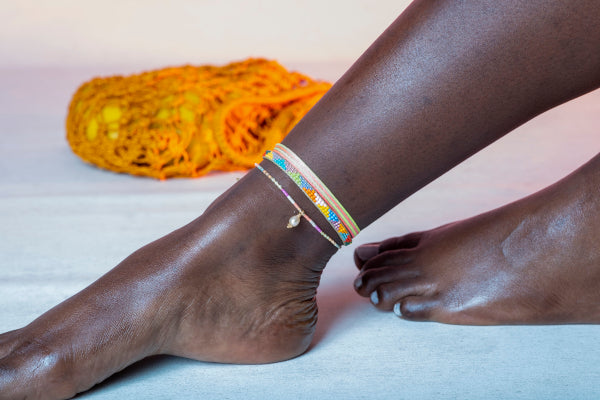 Colorful Beaded Anklet Bracelet