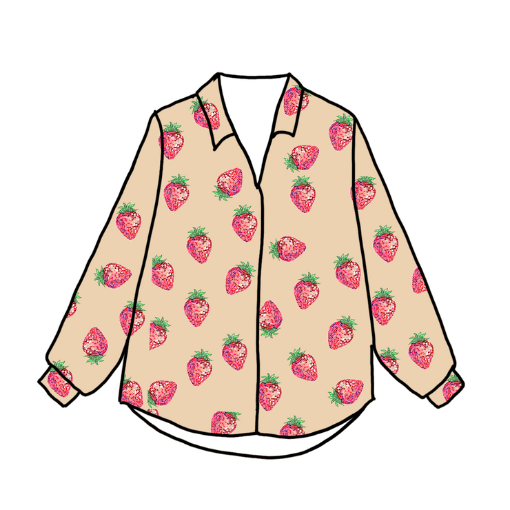 Fresa-Disco Shirt in Beige