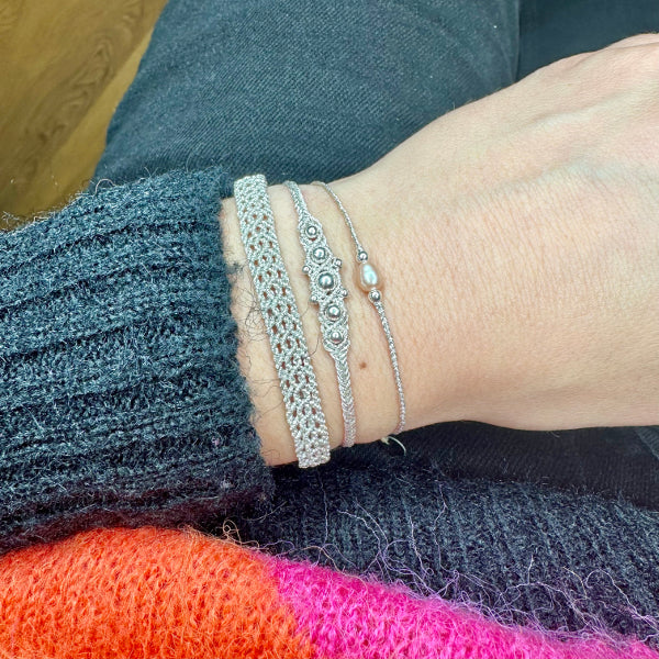 Handmade Orion Bracelet in Silver Tones