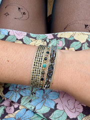 Petra Handmade Bracelet in Grey Tones