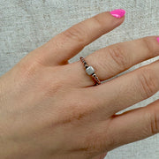 Labradorite Rose Gold Ring