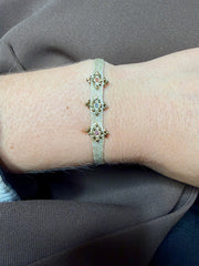 Emma Handmade Bracelet in Golden Tones