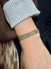 Amore Handmade Bracelet Featuring Hematites Stones In Three Colors