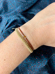 Luxy Handmade Bracelet Featuring a Tundra Sapphire Stone