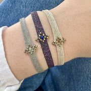 Ada Handmade Bracelet in Dark Blue Tones