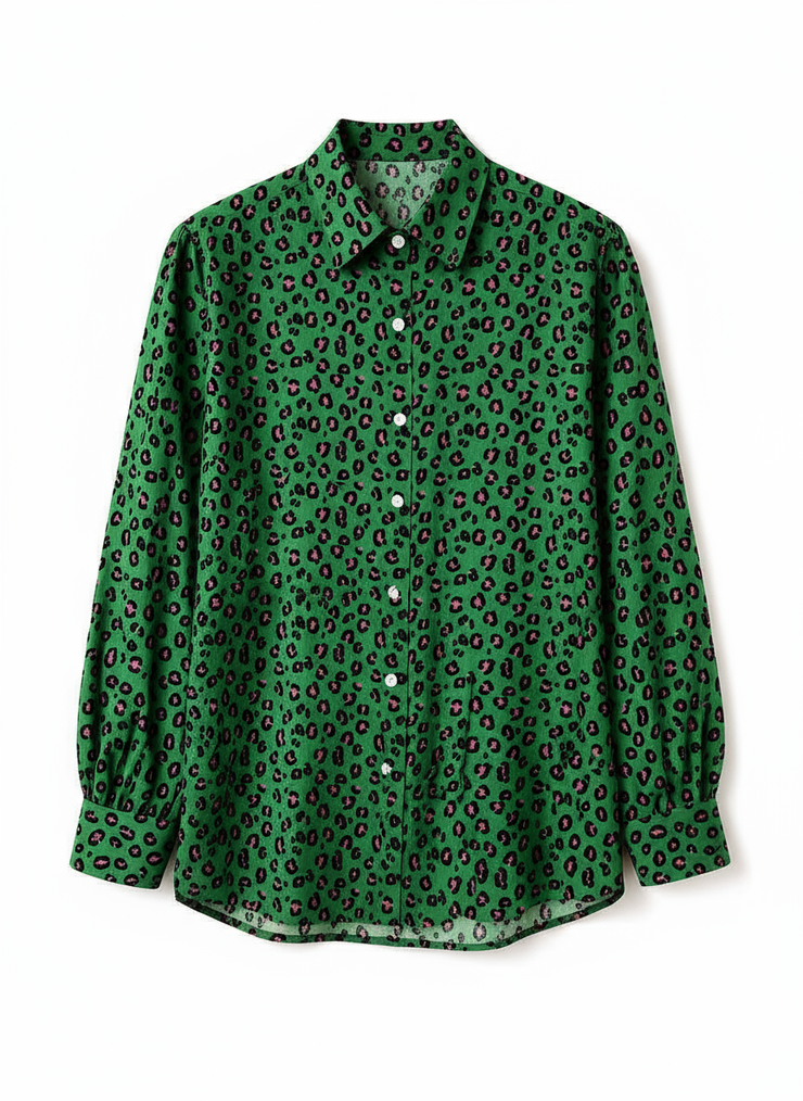 Green Leopard Shirt