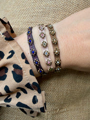 Florence Handmade Bracelet i Brown and Gold Tones