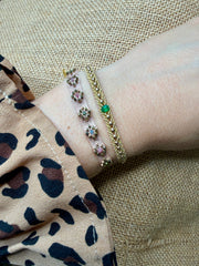 Florence Handmade Bracelet in Pink Tones