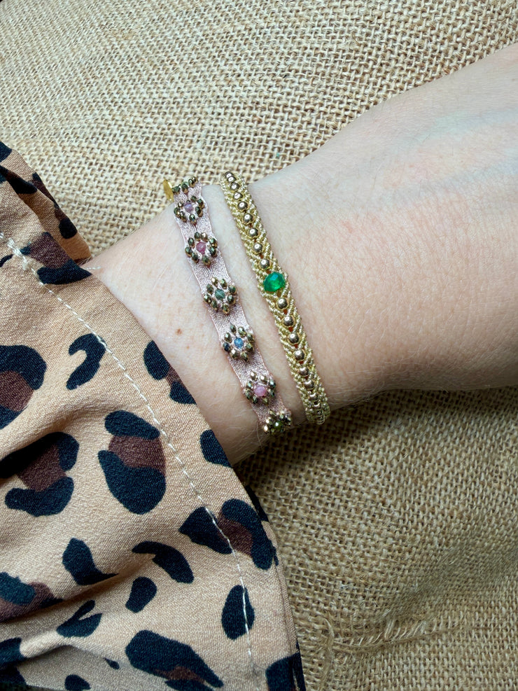 Florence Handmade Bracelet in Pink Tones