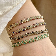 Mara Handmade Bracelet in Blue and Pink Tones