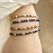 Handmade Holly Bracelet in Neutral Tones