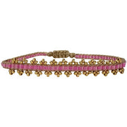 Lola Handmade Bracelet in Neon Pink