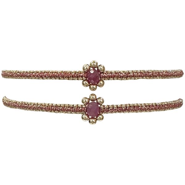 Mama and Me Bracelet Set In Pink Tones